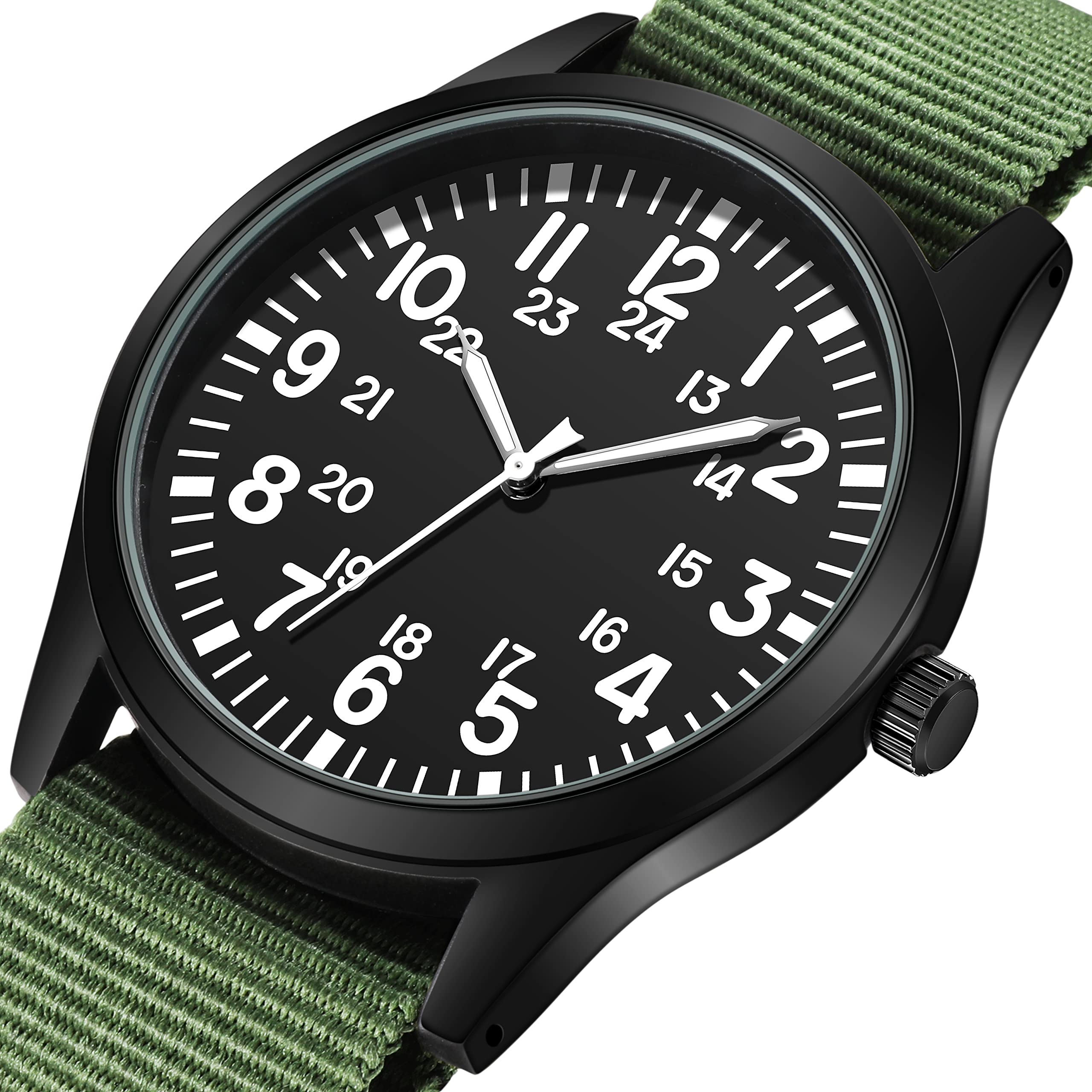 Foto 3 pulgar | Reloj Gosasa Military Sport, Correa Unisex De Nailon Impermeable Hasta 30 M - Venta Internacional.