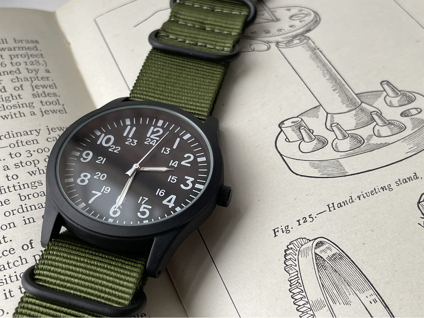 Foto 6 | Reloj Gosasa Military Sport, Correa Unisex De Nailon Impermeable Hasta 30 M - Venta Internacional.