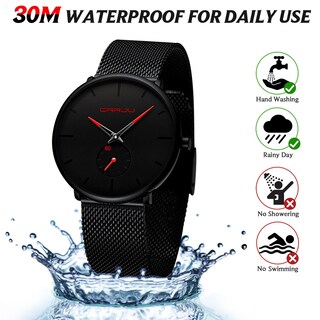 Foto 6 | Reloj Fizili, Ultrafino E Impermeable, A La Moda Para Hombre, Con Correa De Malla - Venta Internacional.