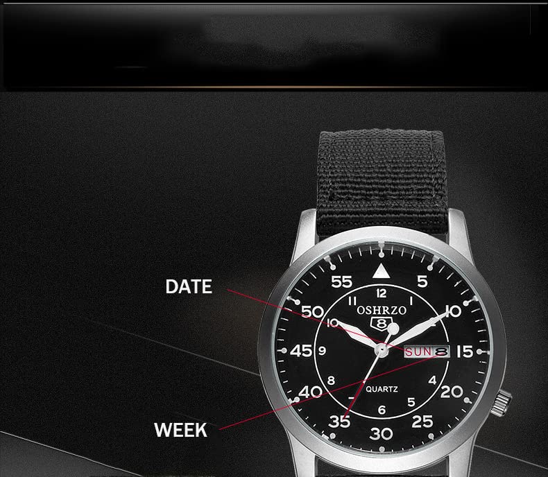 Foto 3 pulgar | Reloj Gosasa Military Sport Con Correa De Nailon Impermeable Unisex - Venta Internacional.