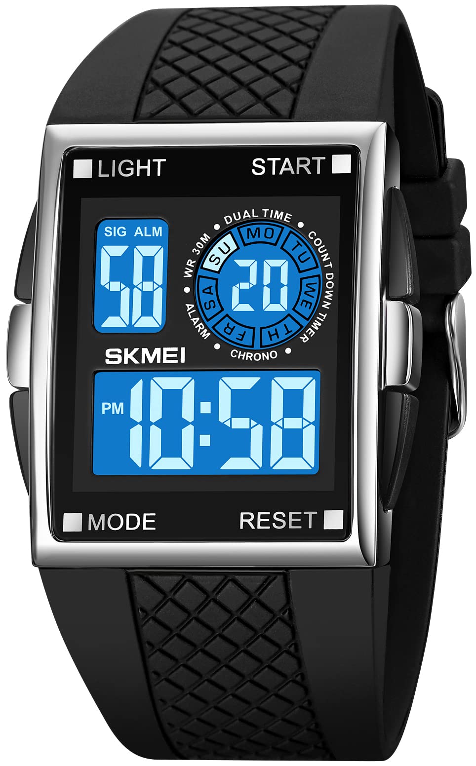 Foto 2 pulgar | Reloj Gosasa Para Hombre, Deportivo, Digital, Militar, Led, Resistente Al Agua - Venta Internacional.