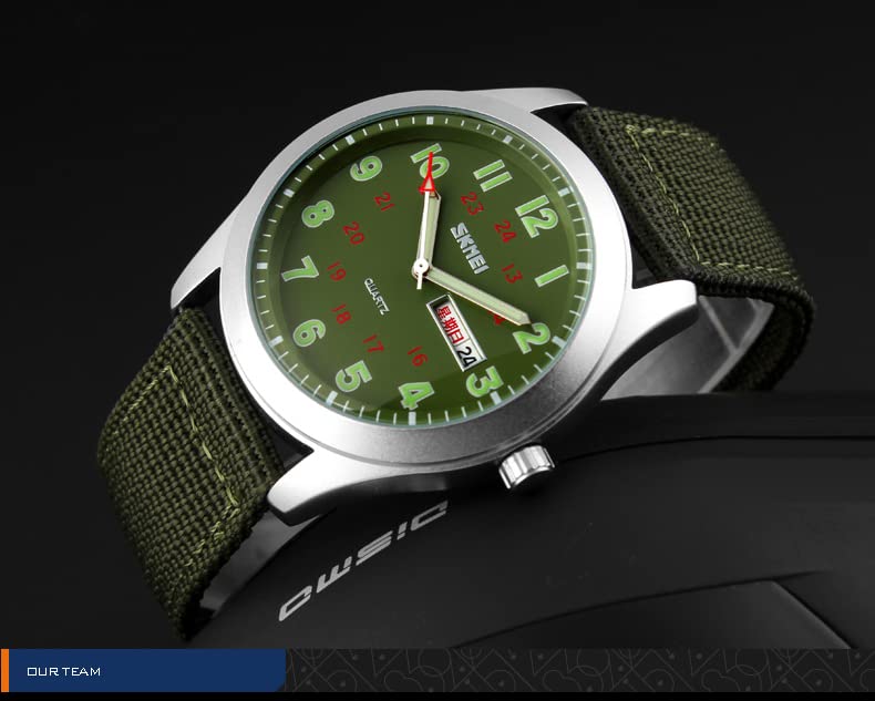 Foto 6 pulgar | Reloj Gosasa Military Sport, Correa De Nailon Impermeable Hasta 30 M - Venta Internacional.