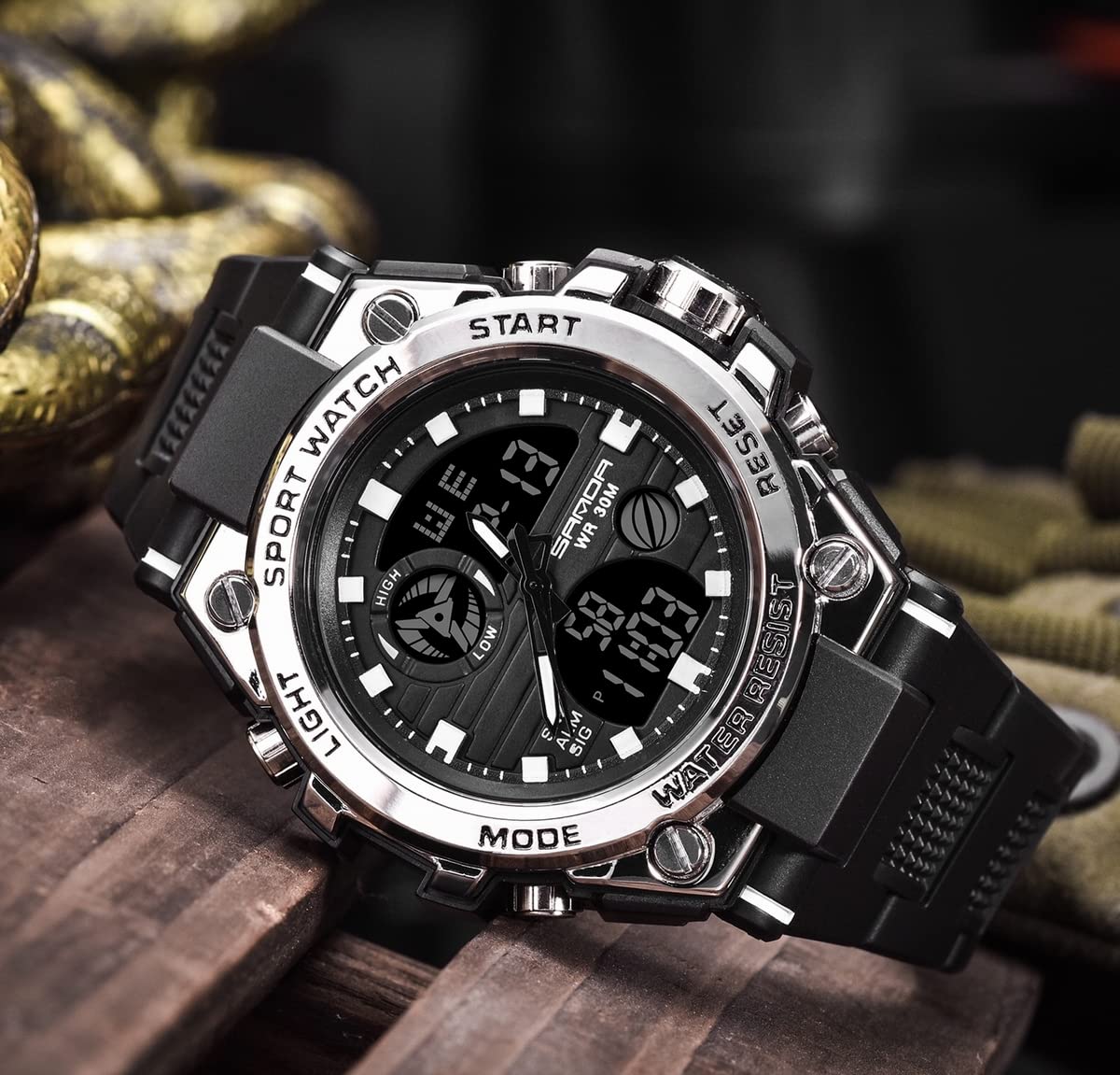 Foto 4 pulgar | Reloj Aimes Sports Military Outdoor Led Impermeable Para Hombre - Venta Internacional.