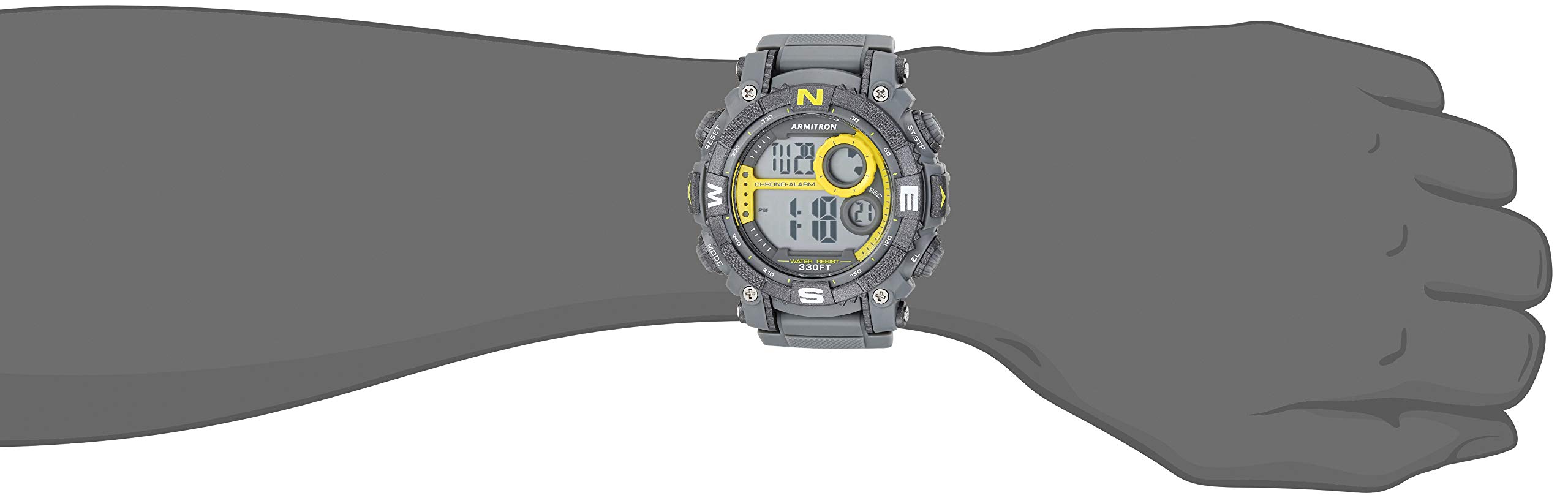 Foto 4 pulgar | Reloj Armitron Sport 40/8284ygy Quartz Para Hombre, Correa De Resina - Venta Internacional.