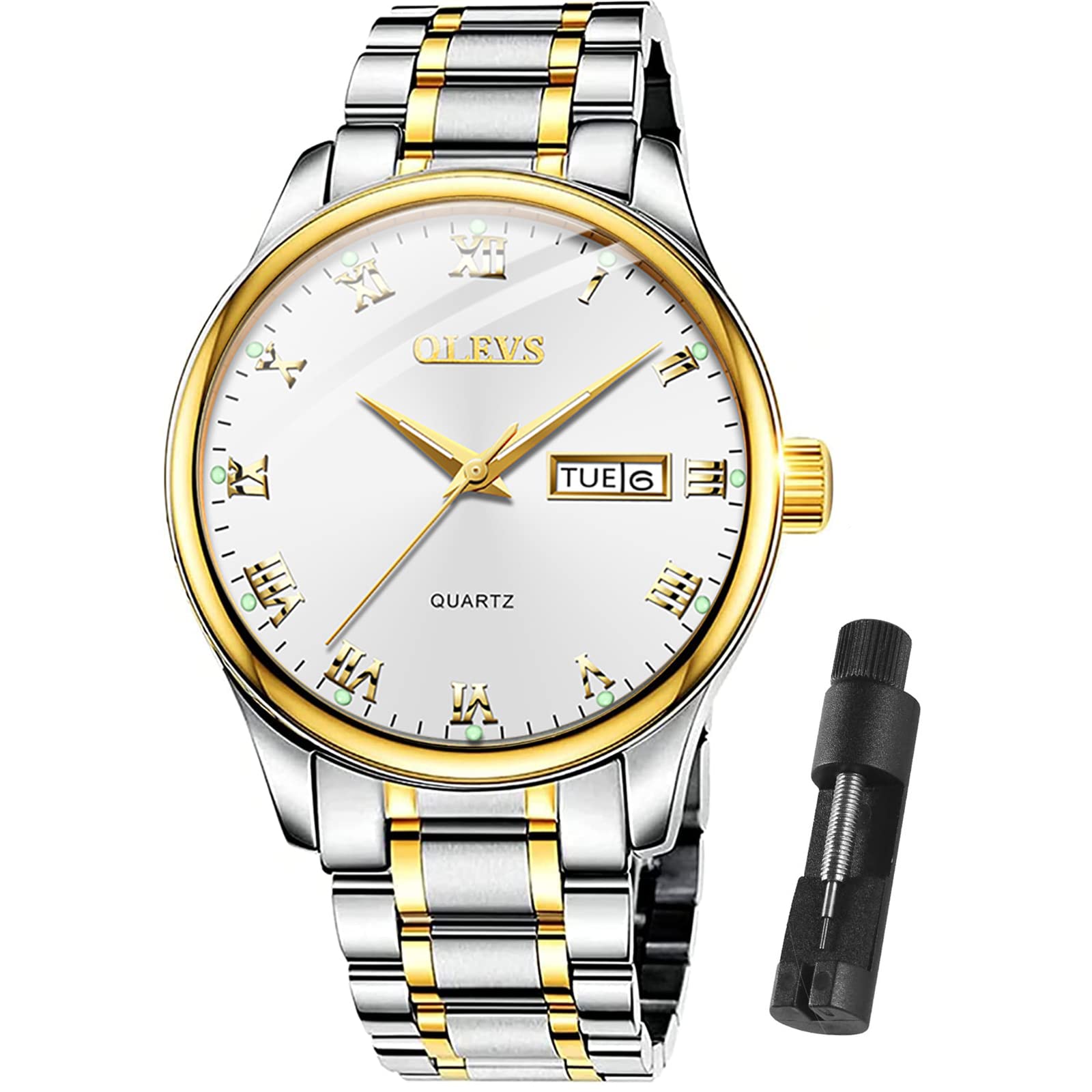 Reloj Olevs Classic Quartz De Acero Inoxidable Para Hombre - Venta Internacional.