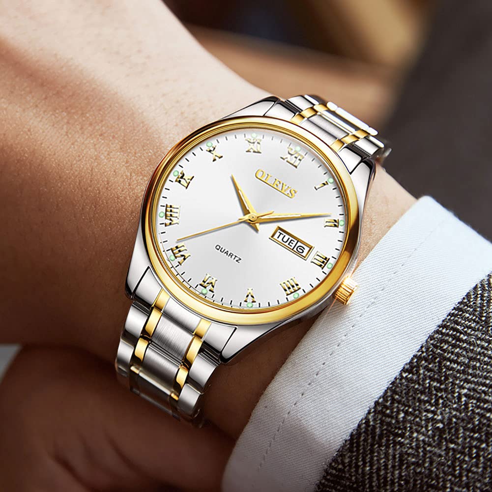Foto 4 | Reloj Olevs Classic Quartz De Acero Inoxidable Para Hombre - Venta Internacional.