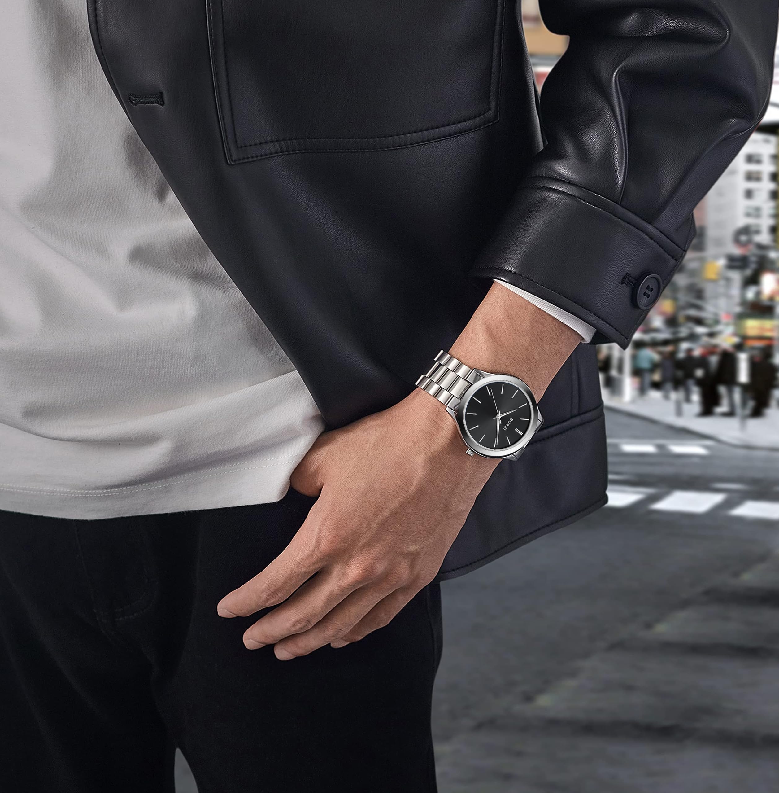 Foto 5 pulgar | Reloj Burei Fashion Minimalist Business A Prueba De Agua Para Hombre - Venta Internacional.