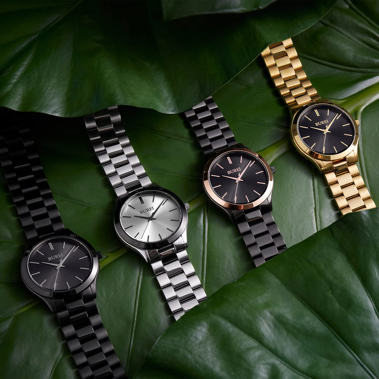 Foto 7 | Reloj Burei Fashion Minimalist Business A Prueba De Agua Para Hombre - Venta Internacional.