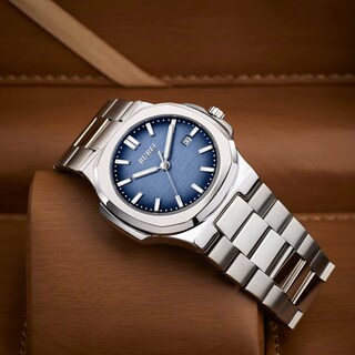 Foto 4 | Reloj De Pulsera Burei Fashion Analog Date De Acero Inoxidable Para Hombre - Venta Internacional.