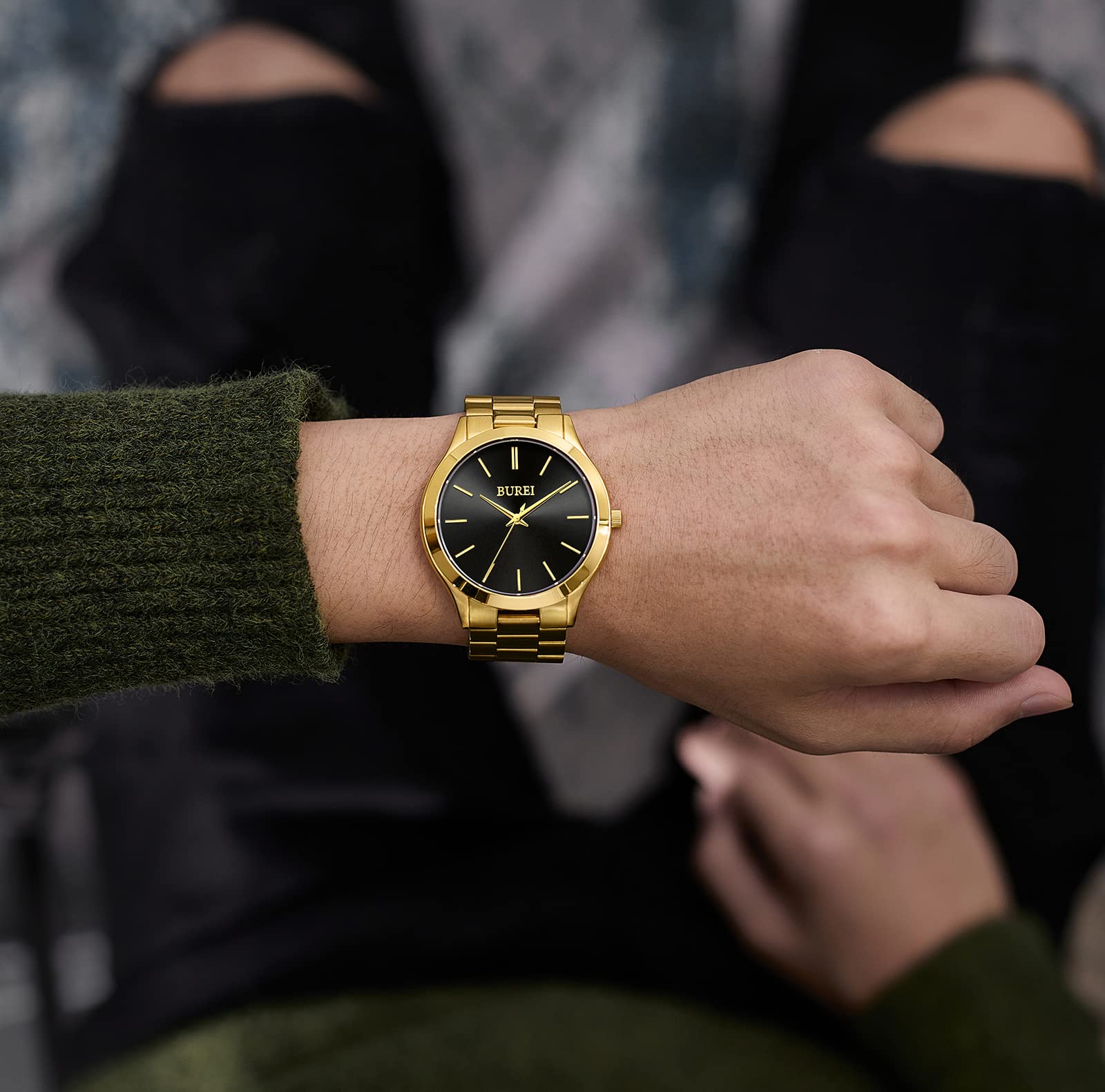Foto 6 | Reloj Burei Fashion Minimalist Business A Prueba De Agua Para Hombre - Venta Internacional.