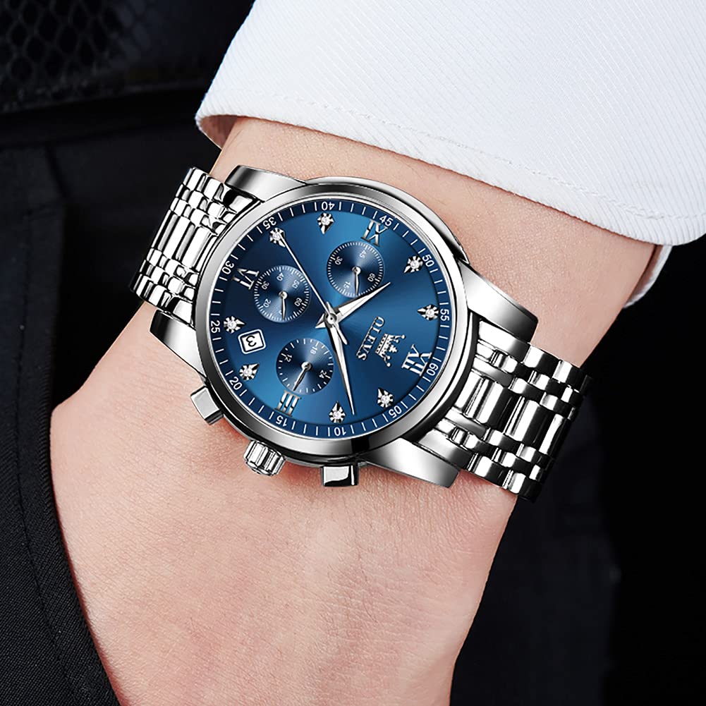 Foto 6 pulgar | Reloj Olevs Luxury Waterproof Para Hombre De Acero Inoxidable - Venta Internacional.