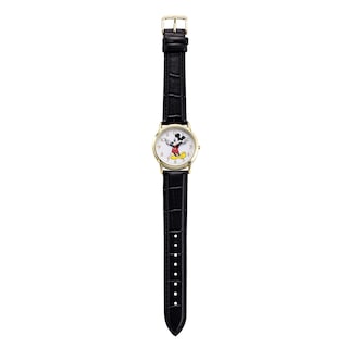 Foto 6 | Reloj Disney Mickey Mouse Clásico Cardiff Para Adultos, Dorado Y Negro - Venta Internacional.