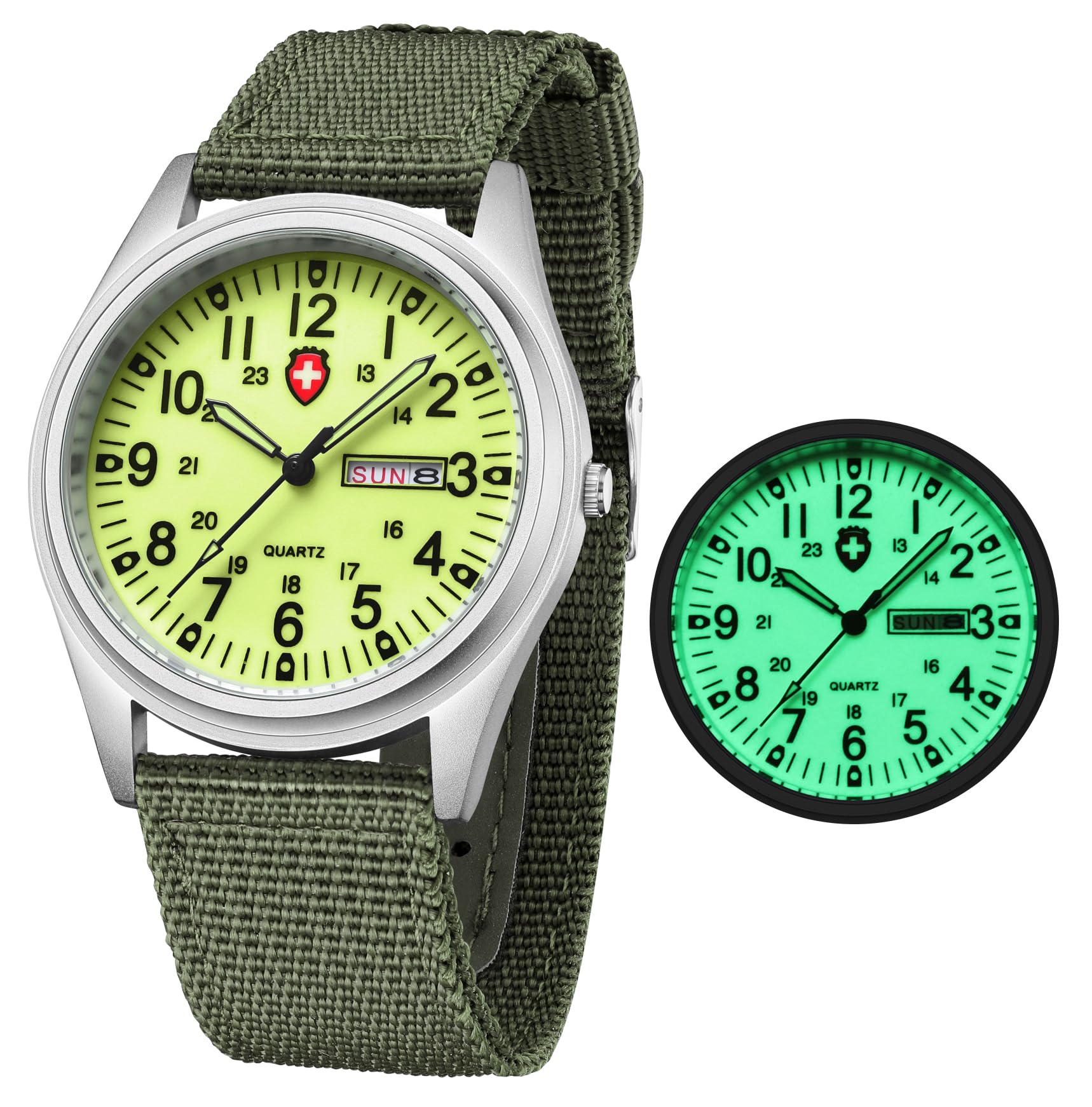 Reloj Gosasa Military Sport, Correa De Nailon Impermeable Hasta 30 M - Venta Internacional.