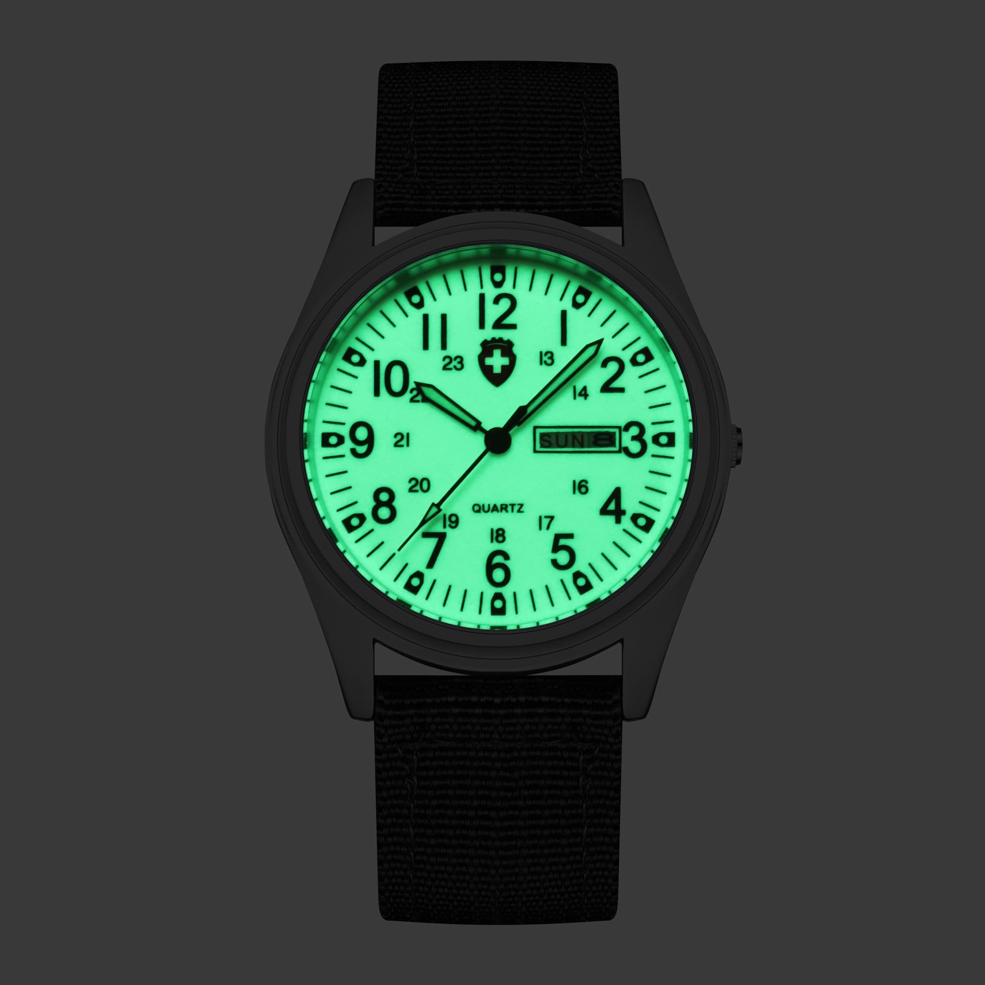 Foto 7 pulgar | Reloj Gosasa Military Sport, Correa De Nailon Impermeable Hasta 30 M - Venta Internacional.