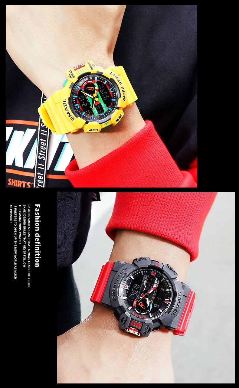 Foto 3 | Reloj Gosasa S-shock 8043_led Rojo Digital Impermeable Para Hombre - Venta Internacional.