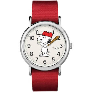 Foto 1 | Reloj Timex Weekender Tw2r41400 Peanuts Snoopy, 38 Mm, Unisex - Venta Internacional.