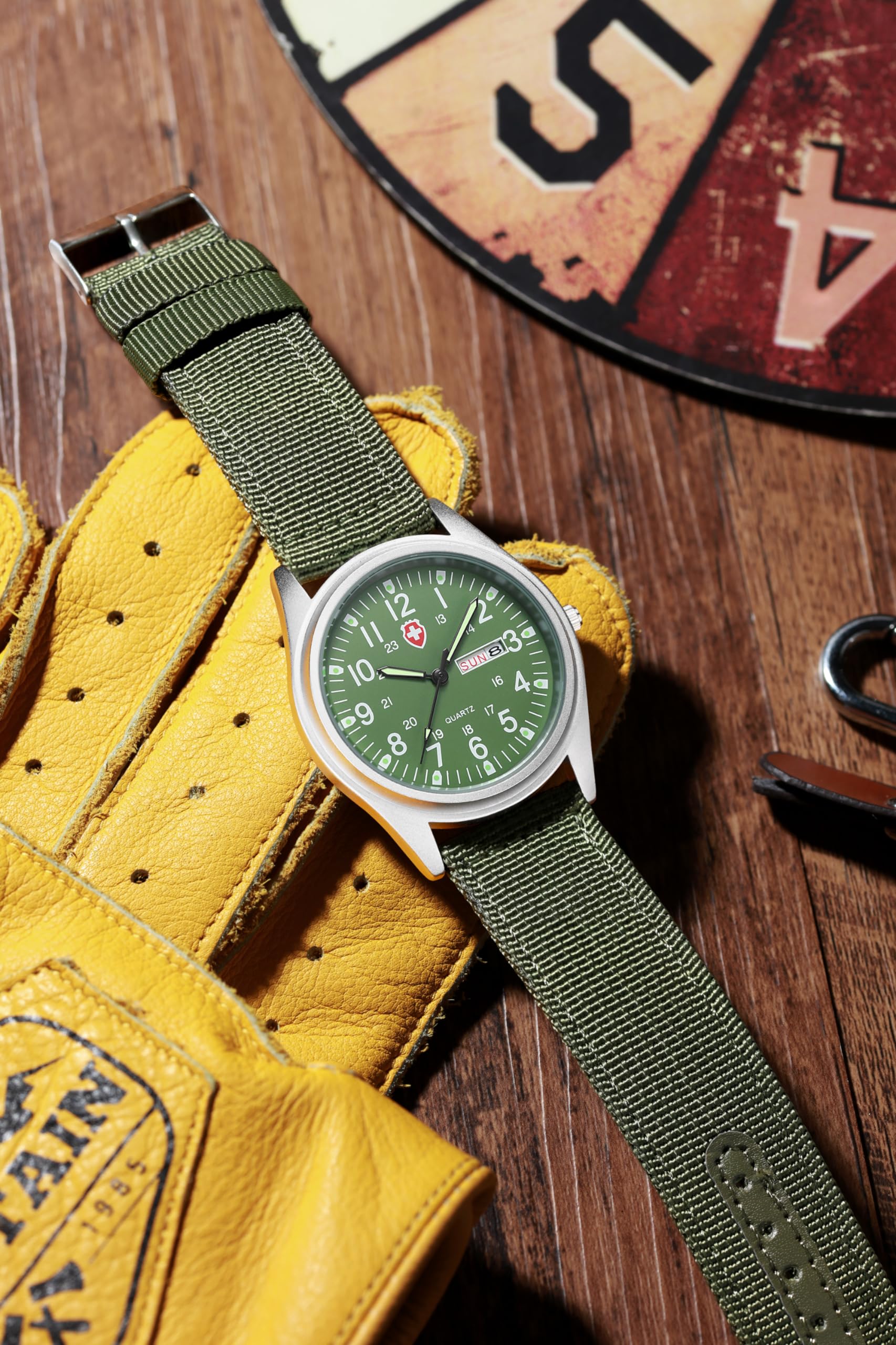 Foto 4 pulgar | Reloj Gosasa Military Sport Con Correa De Nailon Textil Impermeable - Venta Internacional.