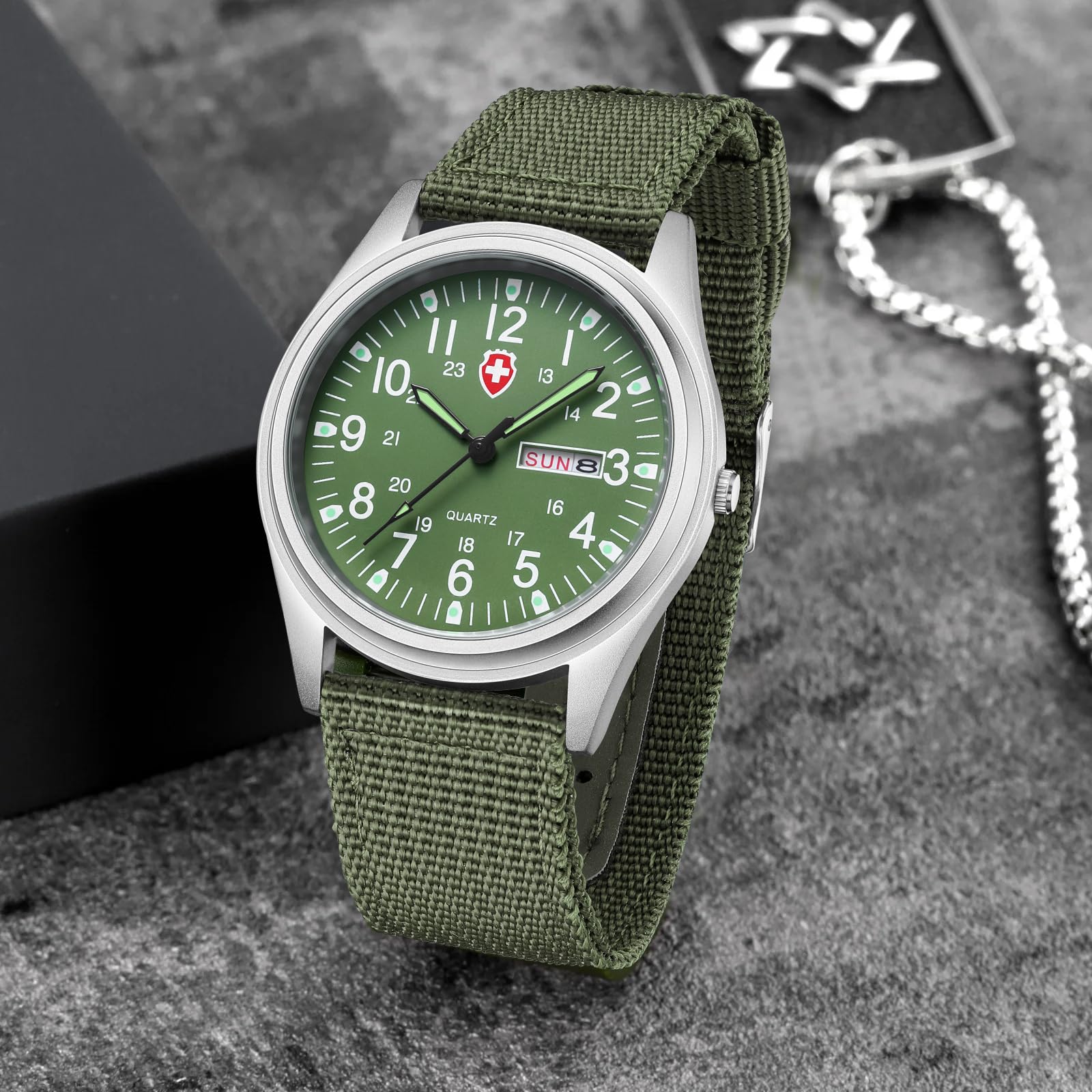 Foto 5 pulgar | Reloj Gosasa Military Sport Con Correa De Nailon Textil Impermeable - Venta Internacional.