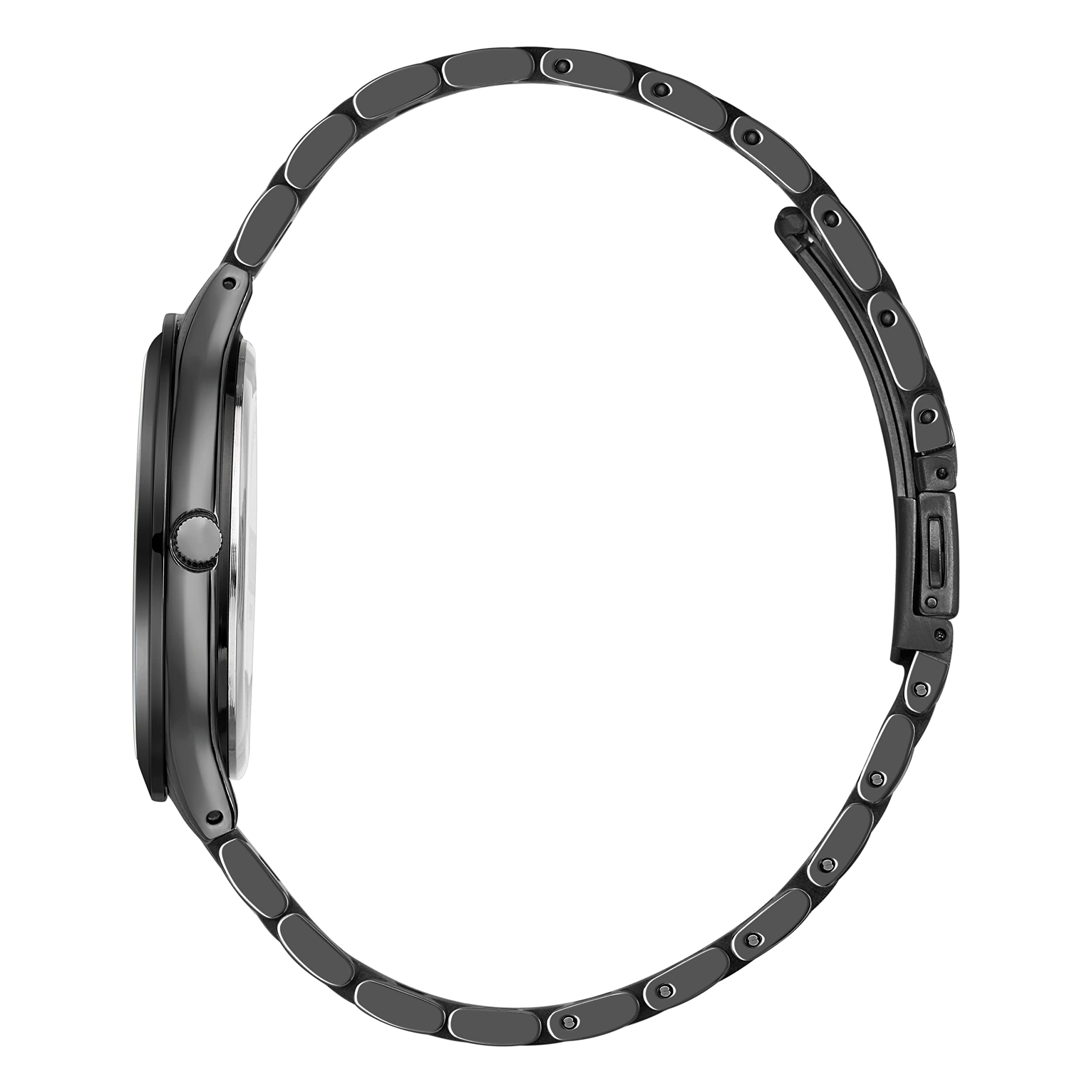 Foto 3 pulgar | Reloj Burei Para Hombre, Acero Inoxidable, Cuarzo, Negro, Resistente Al Agua - Venta Internacional.