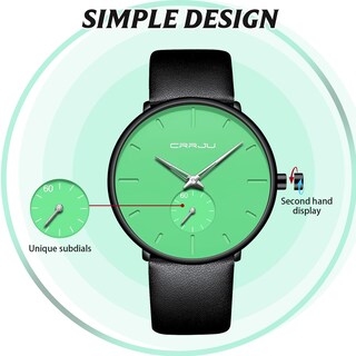 Foto 3 | Reloj Fizili, Ultrafino E Impermeable, De Piel, Para Hombre - Venta Internacional.