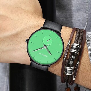 Foto 5 | Reloj Fizili, Ultrafino E Impermeable, De Piel, Para Hombre - Venta Internacional.