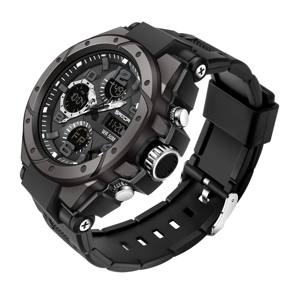 Foto 2 pulgar | Reloj Aimes Military Tactical Led Digital Para Hombre, Color Negro - Venta Internacional.