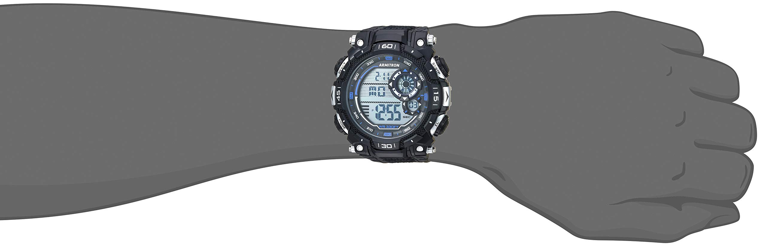 Foto 2 | Reloj Armitron Sport 40/8397bbk Con Cronógrafo Digital Para Hombre - Venta Internacional.