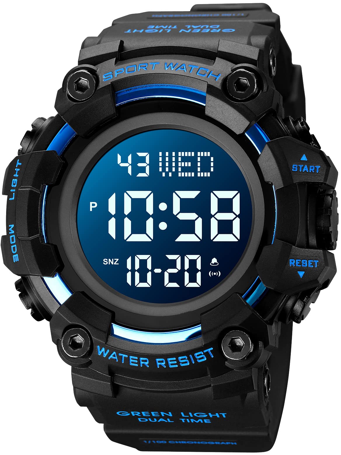 Foto 2 pulgar | Reloj Gosasa Para Hombre, Deportivo, Digital, Militar, Led, Resistente Al Agua - Venta Internacional.