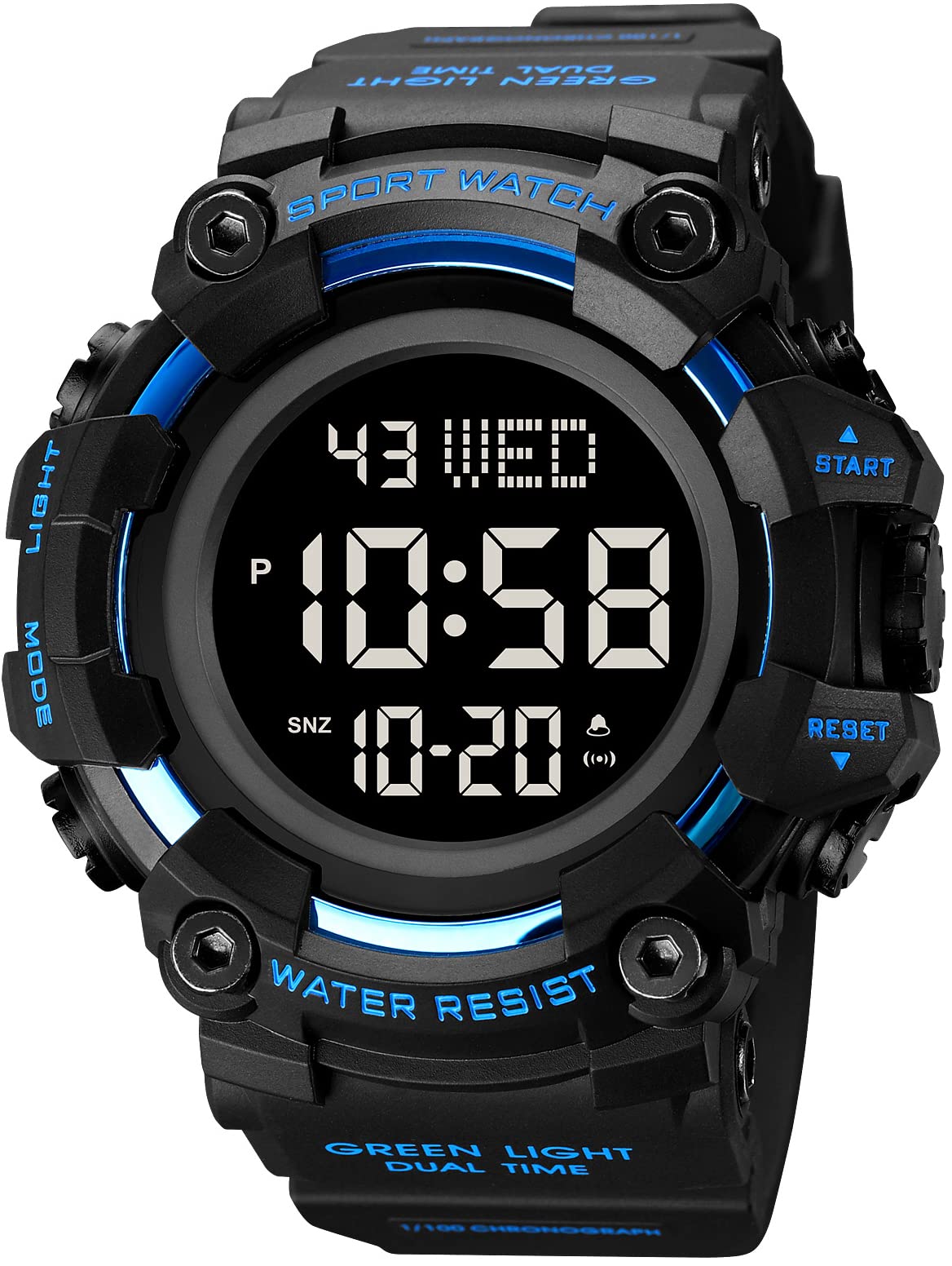 Foto 2 | Reloj Gosasa Para Hombre, Deportivo, Digital, Militar, Led, Resistente Al Agua - Venta Internacional.