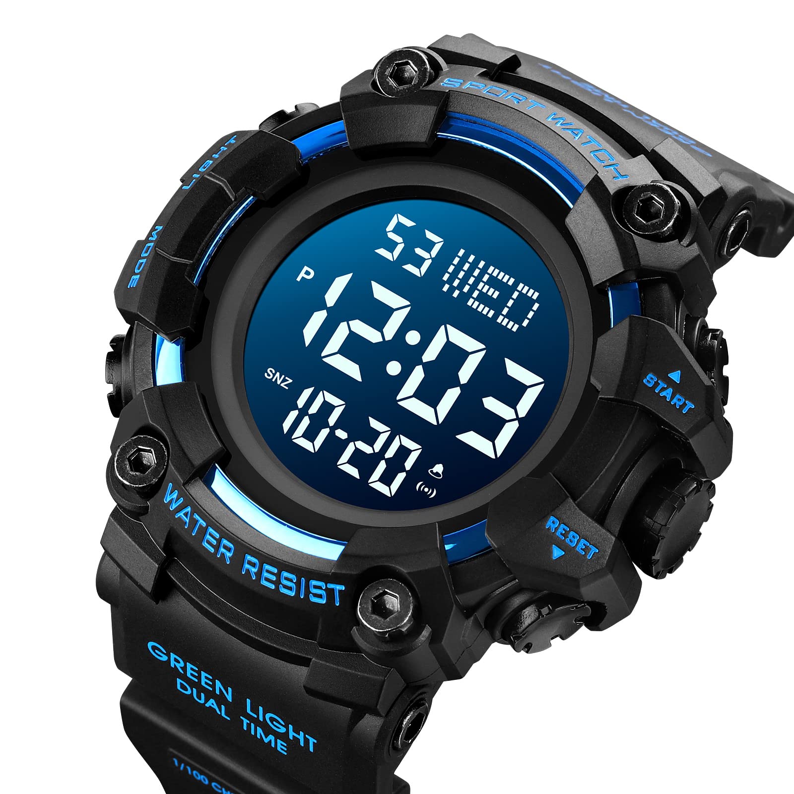 Foto 6 pulgar | Reloj Gosasa Para Hombre, Deportivo, Digital, Militar, Led, Resistente Al Agua - Venta Internacional.