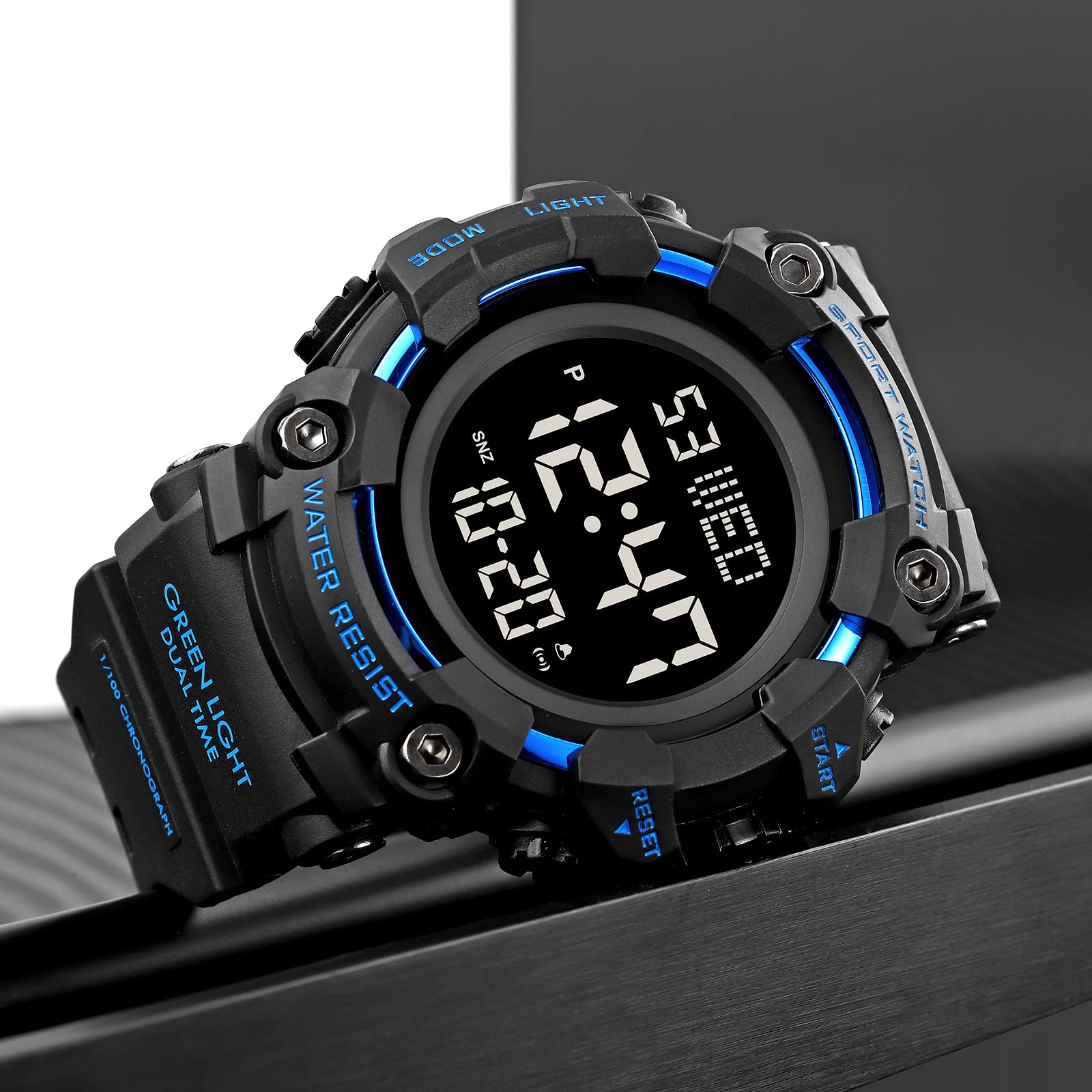 Foto 7 | Reloj Gosasa Para Hombre, Deportivo, Digital, Militar, Led, Resistente Al Agua - Venta Internacional.