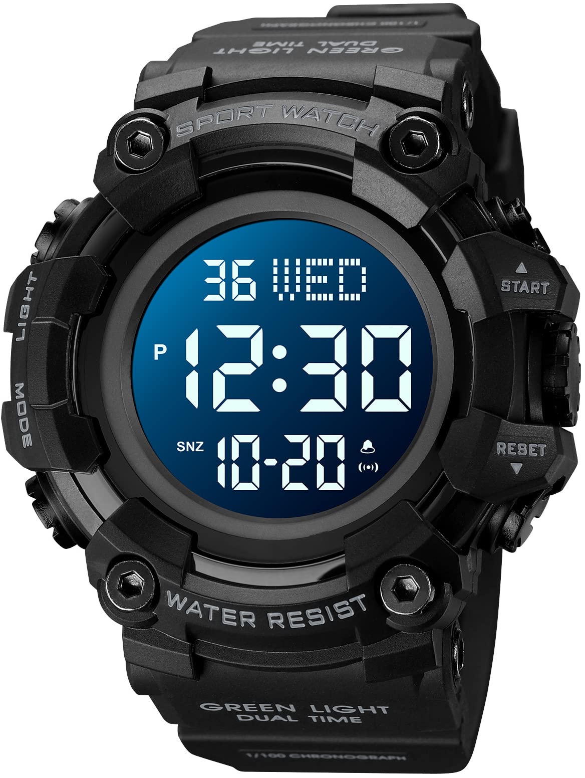 Reloj Gosasa Con Luz Led Digital Militar Para Hombre, Resistente Al Agua - Venta Internacional.