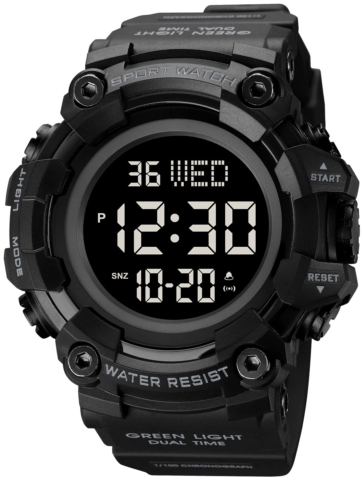 Foto 4 pulgar | Reloj Gosasa Con Luz Led Digital Militar Para Hombre, Resistente Al Agua - Venta Internacional.