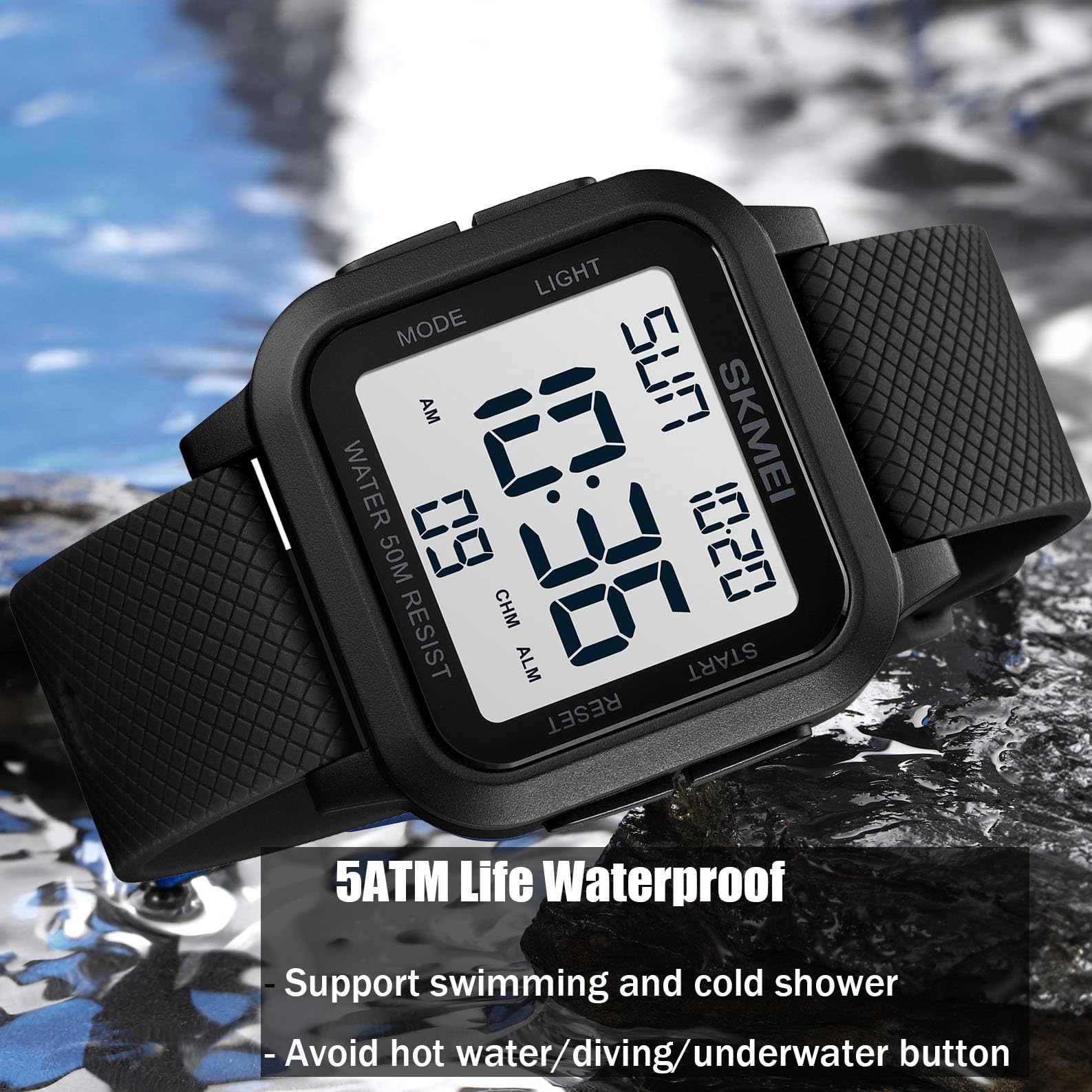 Foto 4 | Reloj Gosasa Para Hombre, Deportivo, Digital, Militar, Led, Resistente Al Agua - Venta Internacional.