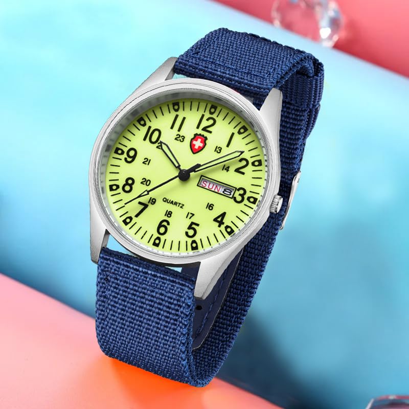 Foto 8 pulgar | Reloj Gosasa Military Sport, Correa De Nailon Impermeable Hasta 30 M - Venta Internacional.