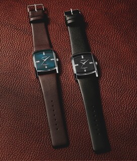 Foto 3 | Reloj Armitron Para Hombre Con Esfera Rectangular De Cristal Y Correa De Piel - Venta Internacional.