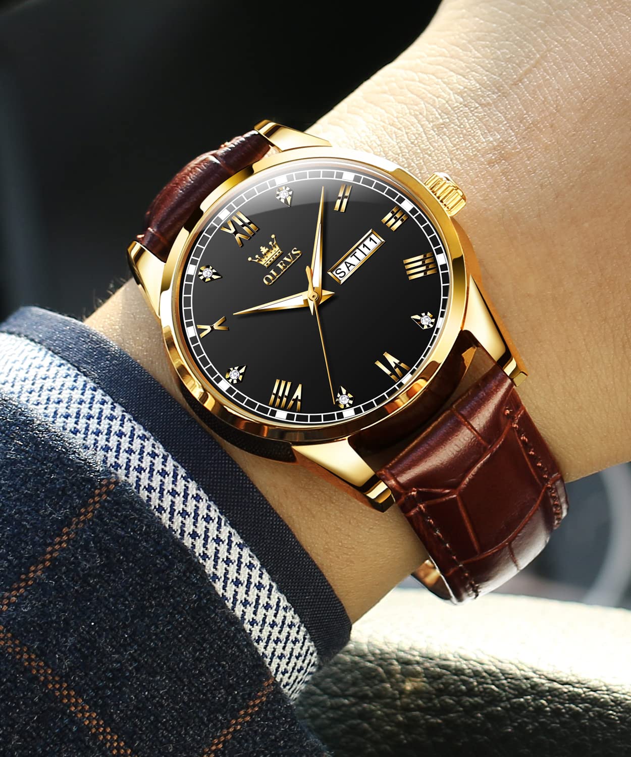 Foto 3 pulgar | Reloj Olevs para Hombre - Venta Internacional