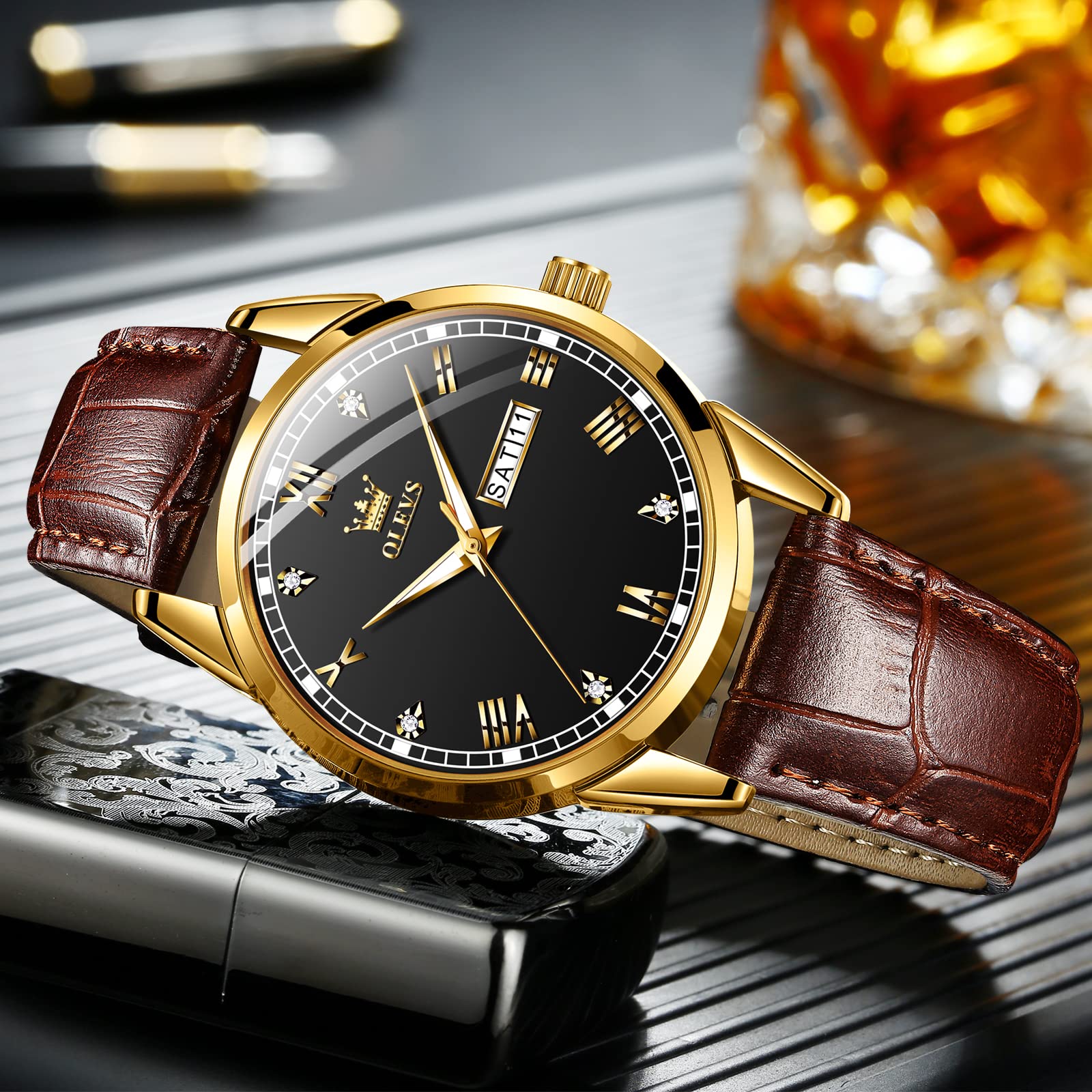 Foto 6 pulgar | Reloj Olevs para Hombre - Venta Internacional