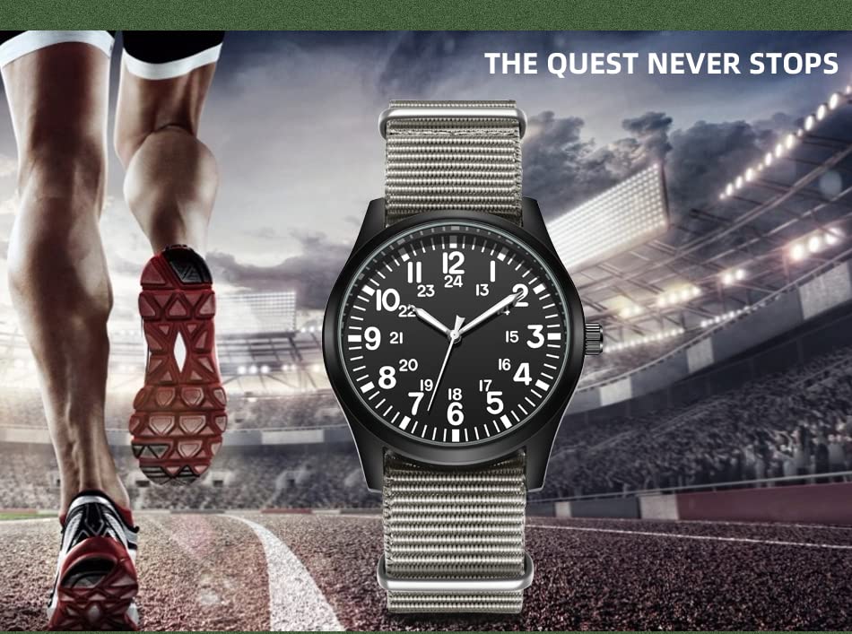 Foto 3 | Reloj Gosasa Military Sport, Correa Unisex De Nailon Impermeable Hasta 30 M - Venta Internacional.