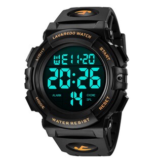 Foto 1 | Reloj L Lavaredo Digital Para Hombre Resistente Al Agua Con Cronógrafo - Venta Internacional.