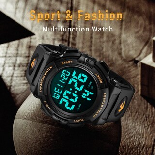 Foto 2 | Reloj L Lavaredo Digital Para Hombre Resistente Al Agua Con Cronógrafo - Venta Internacional.