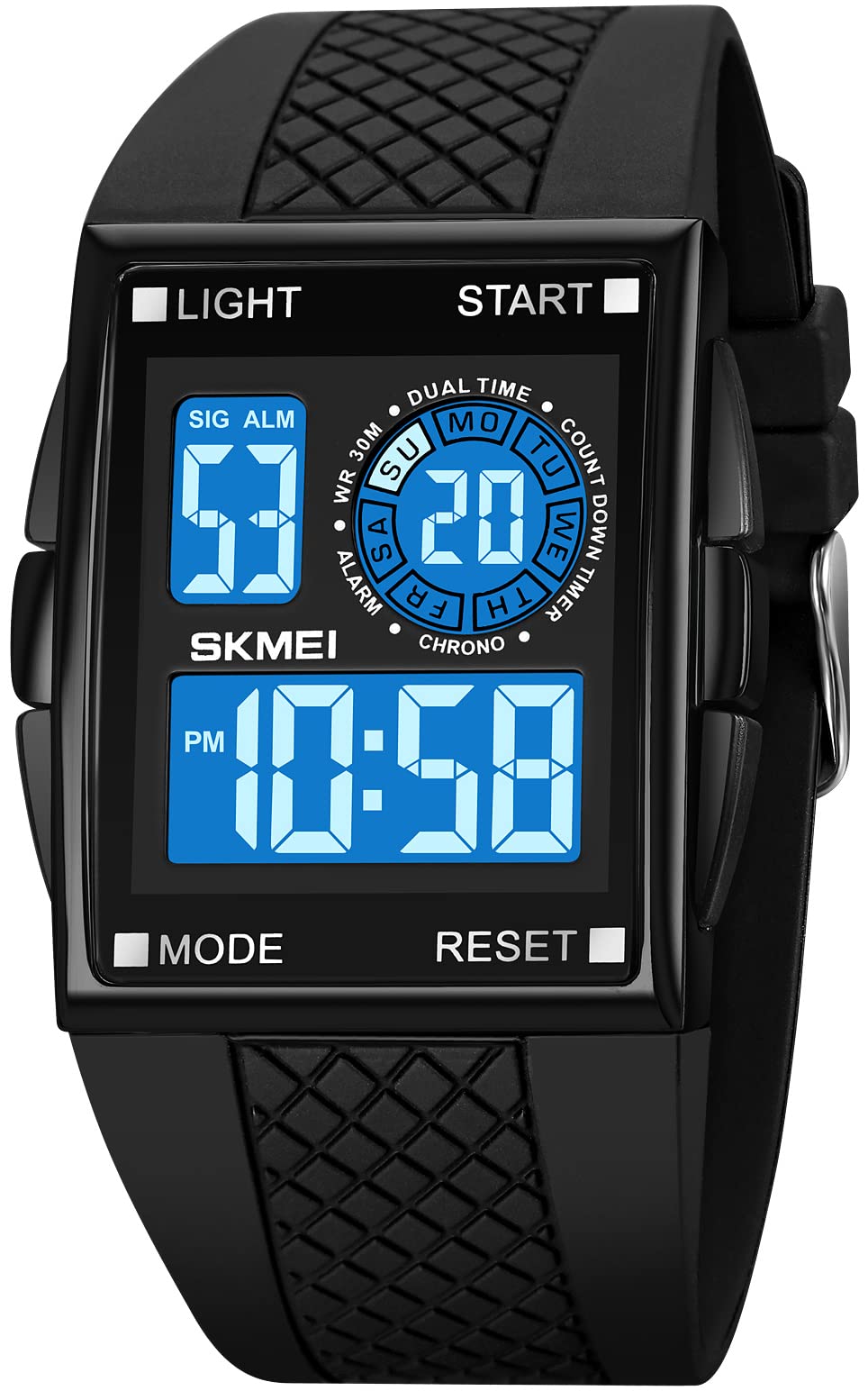 Foto 2 pulgar | Reloj Gosasa Para Hombre, Deportivo, Digital, Militar, Led, Resistente Al Agua - Venta Internacional.