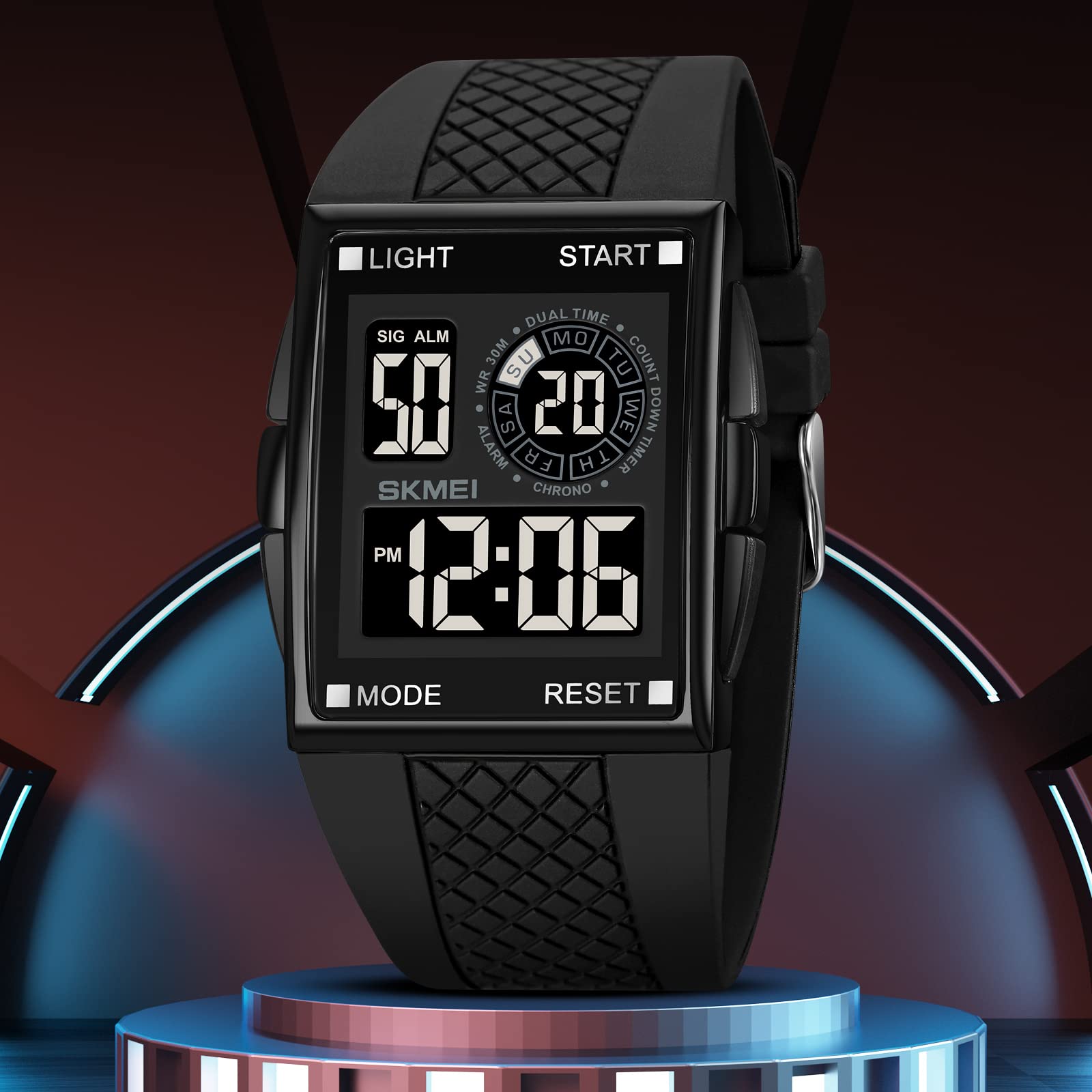 Foto 6 | Reloj Gosasa Para Hombre, Deportivo, Digital, Militar, Led, Resistente Al Agua - Venta Internacional.