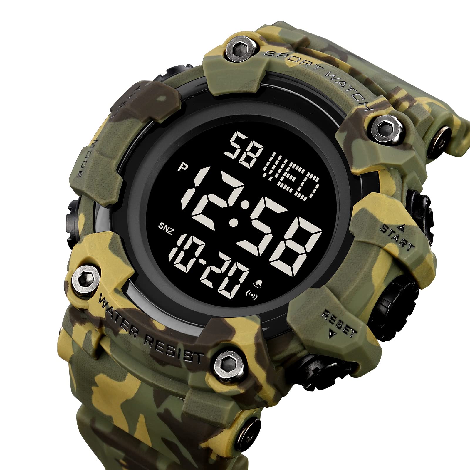 Foto 3 pulgar | Reloj Gosasa Para Hombre, Deportivo, Digital, Militar, Led, Resistente Al Agua - Venta Internacional.