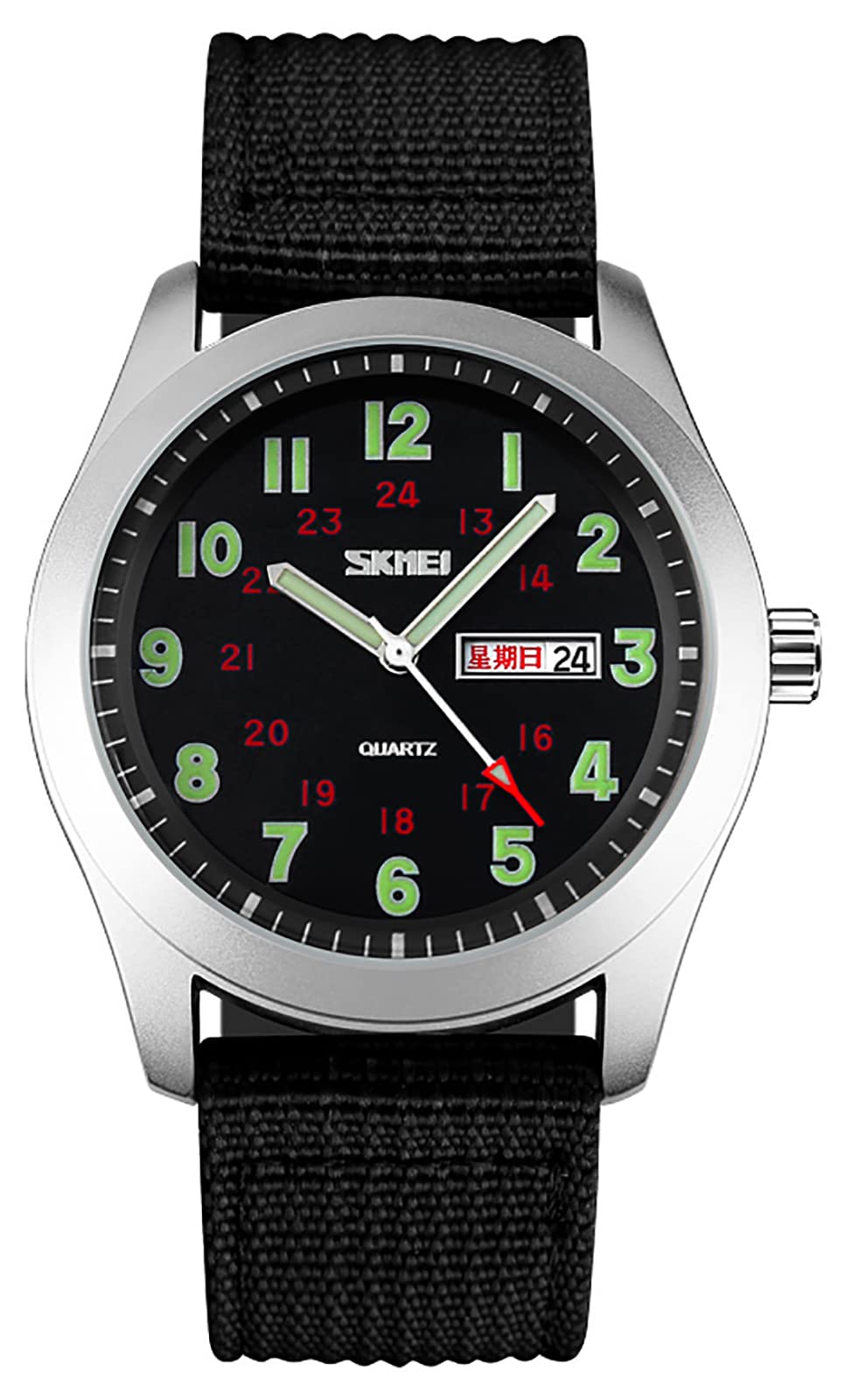 Foto 2 pulgar | Reloj Gosasa Military Sport, Correa De Nailon Impermeable Hasta 30 M - Venta Internacional.