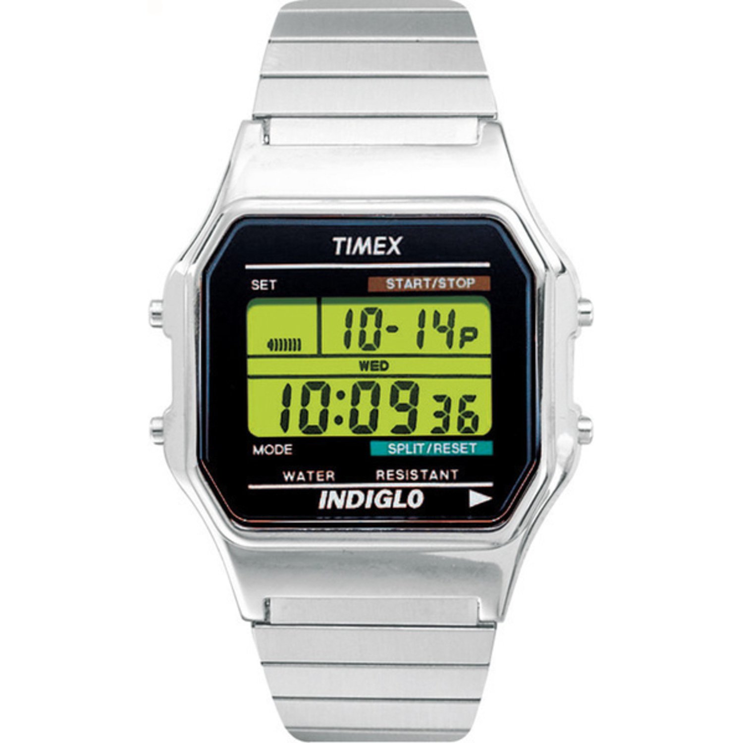 Foto 2 pulgar | Reloj Timex Classic Digital En Tono Plateado T78582 Para Hombre - Venta Internacional.