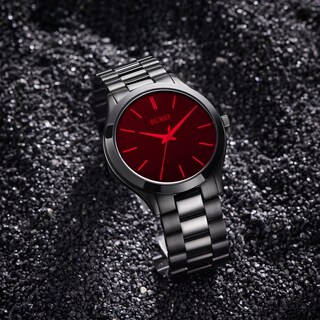 Foto 3 | Reloj De Pulsera Burei Analógico De Acero Inoxidable Y Cuarzo Para Hombre - Venta Internacional.