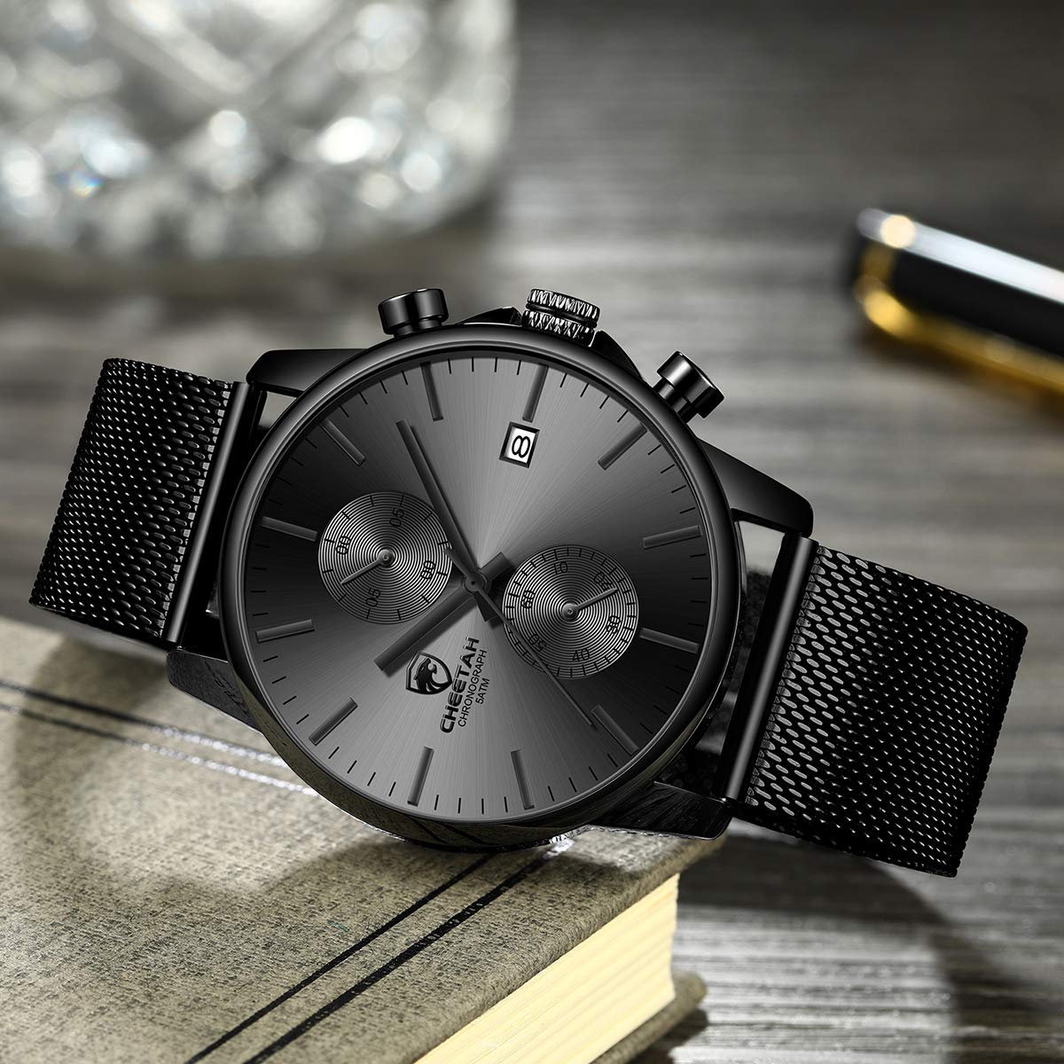 Foto 4 | Reloj Analógico Golden Hour Fashion Sport Quartz Para Hombre - Venta Internacional.