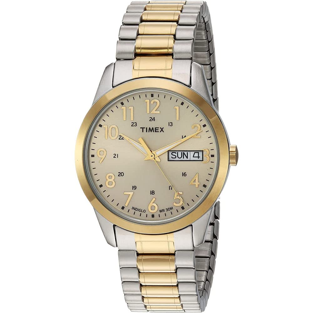 Foto 2 pulgar | Reloj Timex South Street Sport Bicolor Y Champán Para Hombre - Venta Internacional.