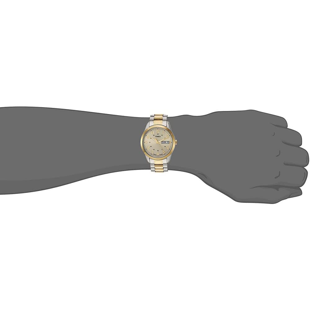 Foto 3 pulgar | Reloj Timex South Street Sport Bicolor Y Champán Para Hombre - Venta Internacional.